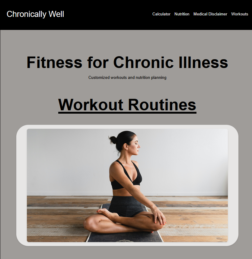 Chronically Well (Vue) preview